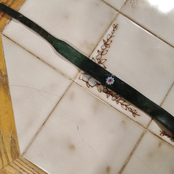 Silver Creek beaded belt VTG - Picture 3 of 12